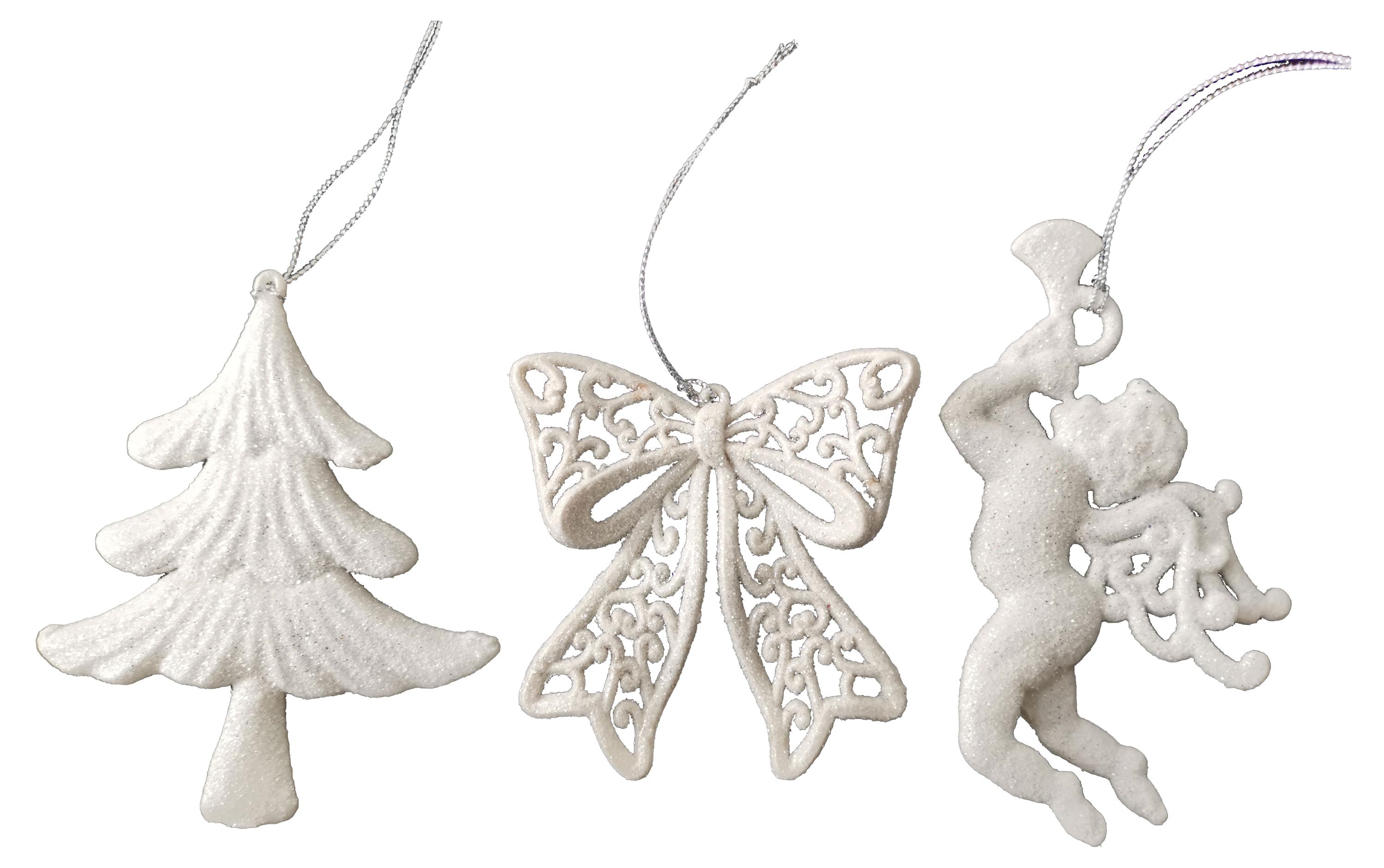 Елочное украшение Actuel Снежная королева Подвеска белая пластик, 1 шт в ассортименте