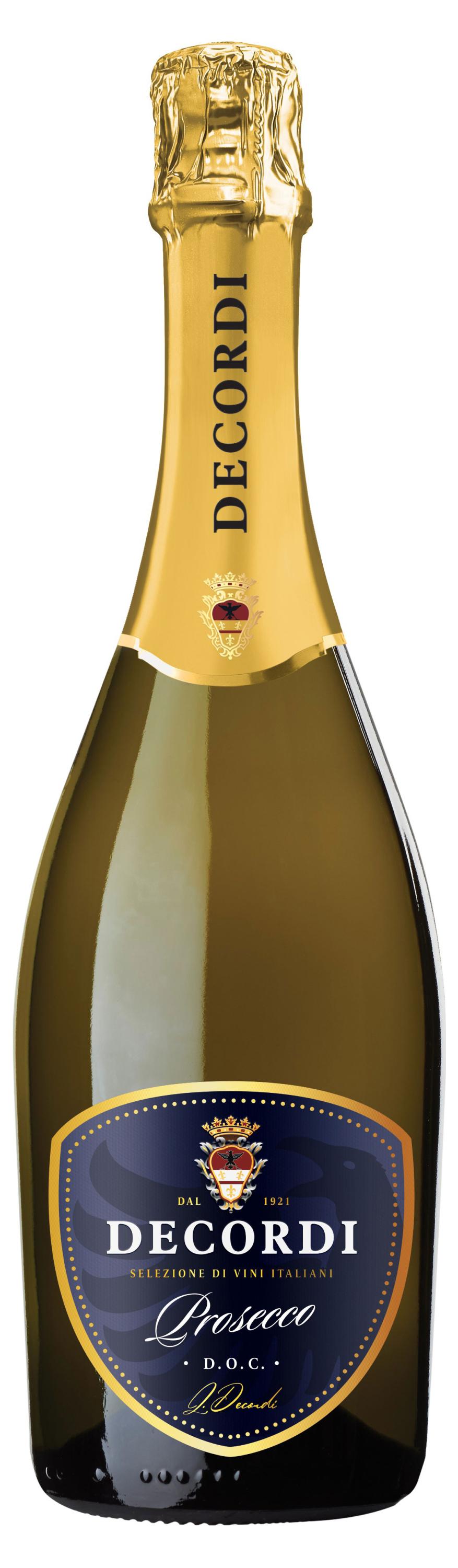 Игристое вино Decordi Prosecco белое брют Италия, 0,75 л