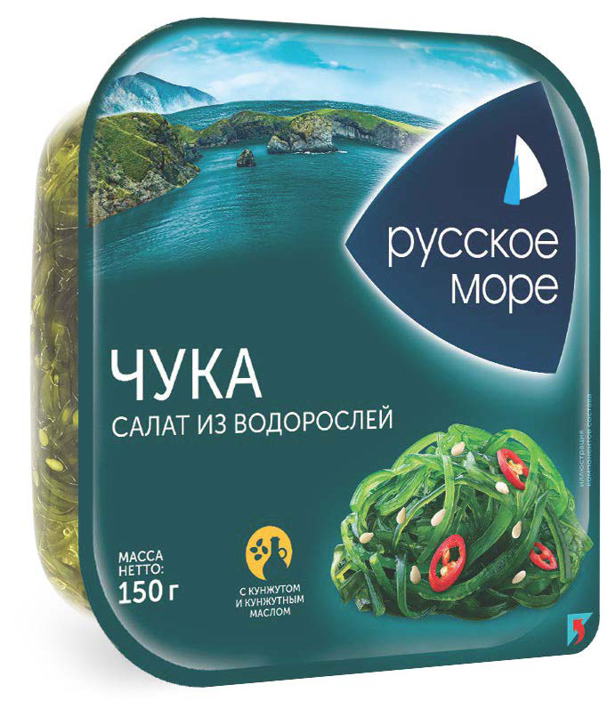 Салат «Русское море» из водорослей чука, 150 г