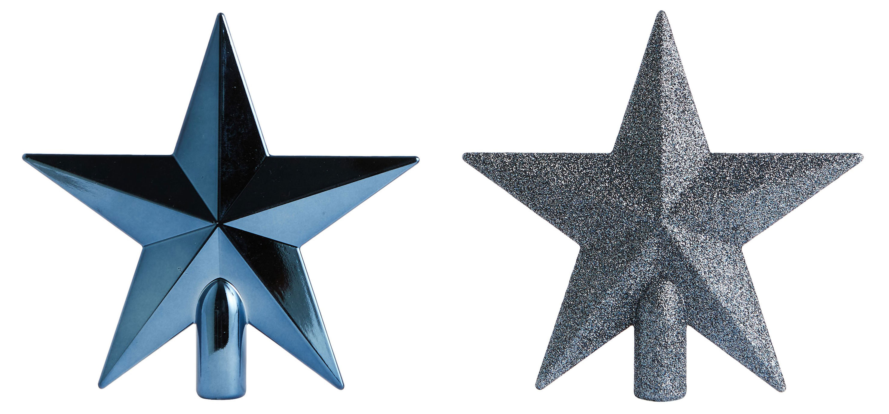 Верхушка для елки Actuel Звезда синяя пластик 20 см, 1 шт в ассортименте
