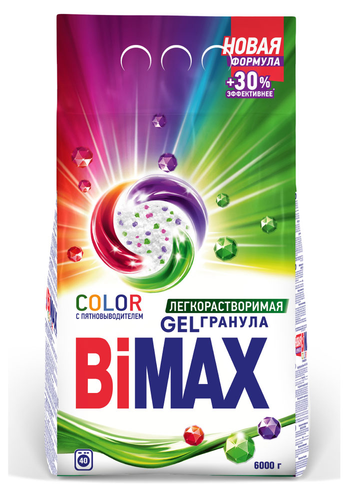 Стиральный порошок BiMax Color автомат, 6 кг