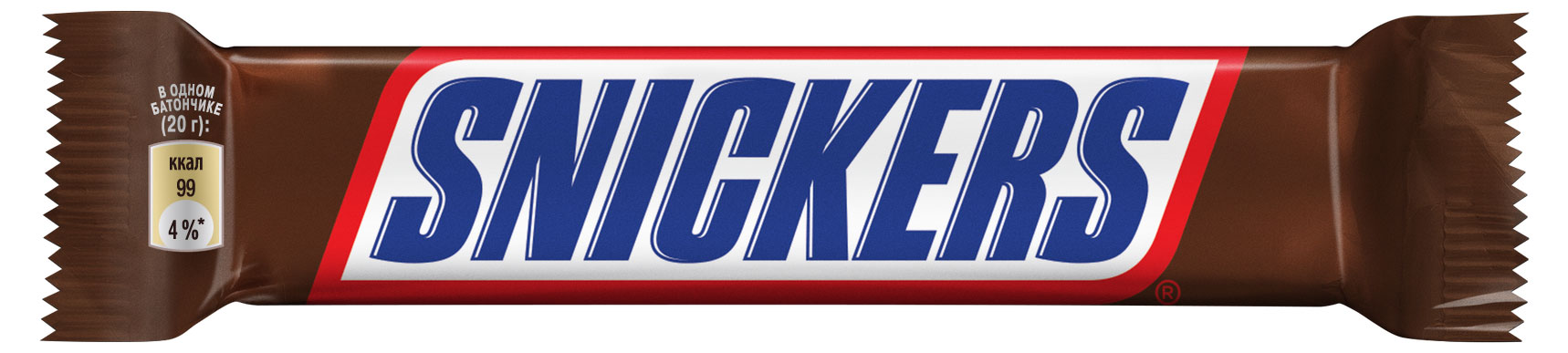 Батончик шоколадный Snickers Stick с карамелью арахисом и нугой, 20 г