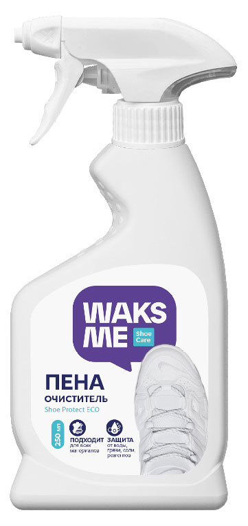 Пена-очиститель для кроссовок и рантов WaksMe Sneaker Foam, 250 мл