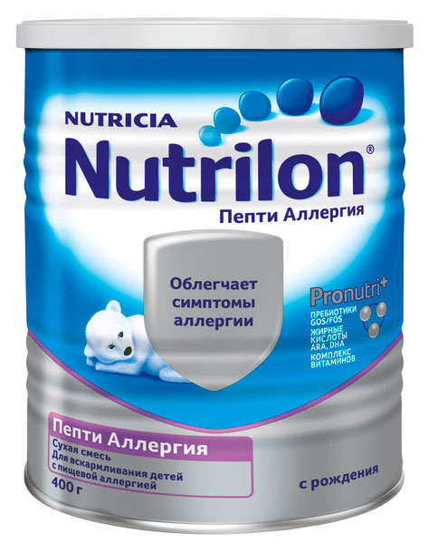 Смесь суха молочная Nutrilon Пепти Аллергия с рождения БЗМЖ, 400 г