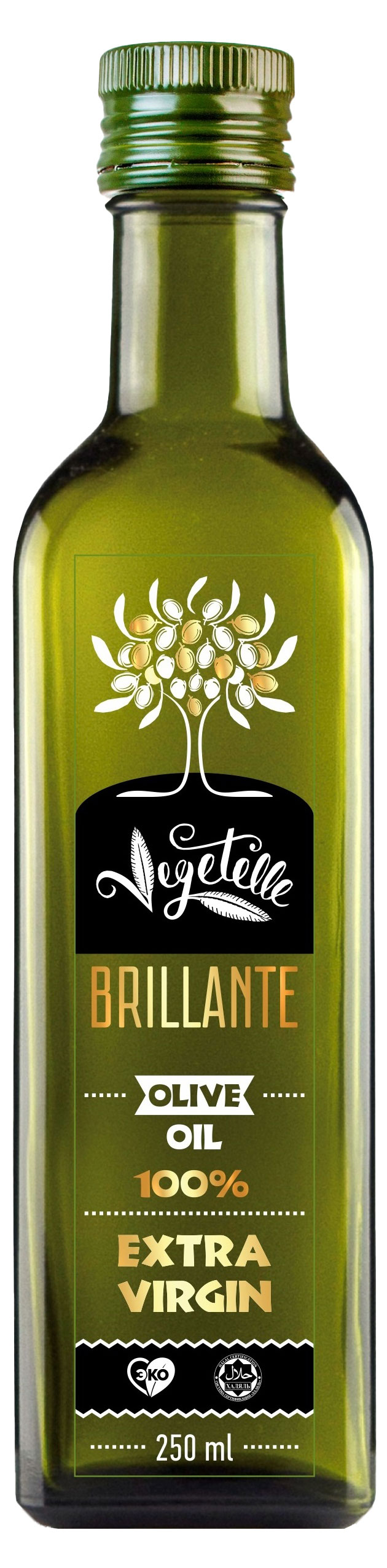 Масло оливковое Vegetelle нерафинированное, 250 мл