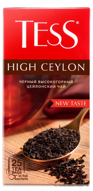 Чай черный Tess цейлонский, 2,25 г х 25 шт