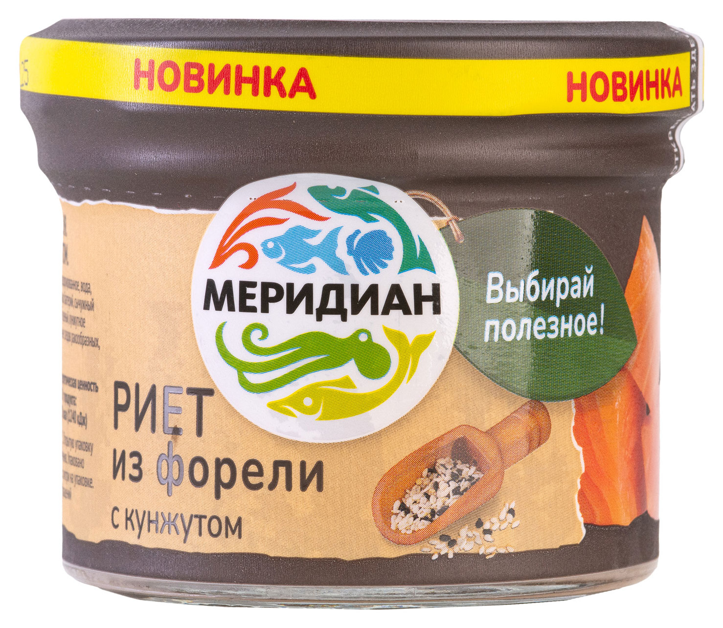 Риет из форели «Меридиан» с кунжутом, 100 г