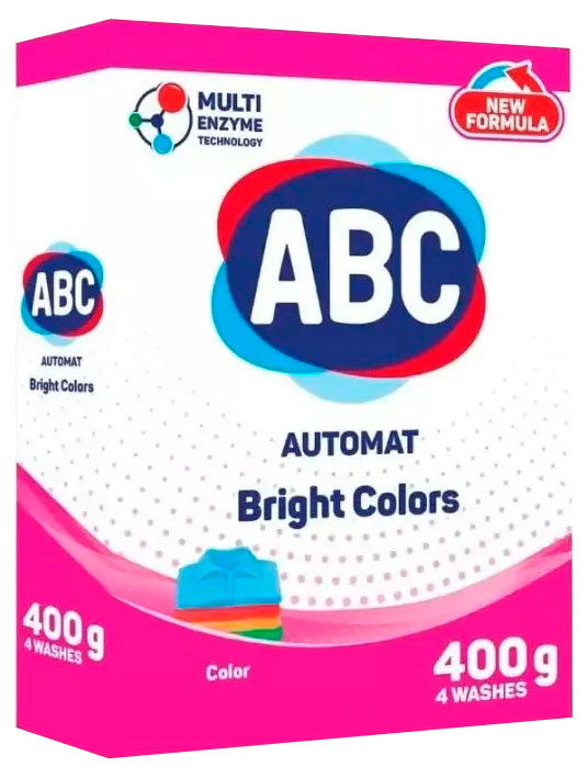 Стиральный порошок ABC для цветного белья, 400 г