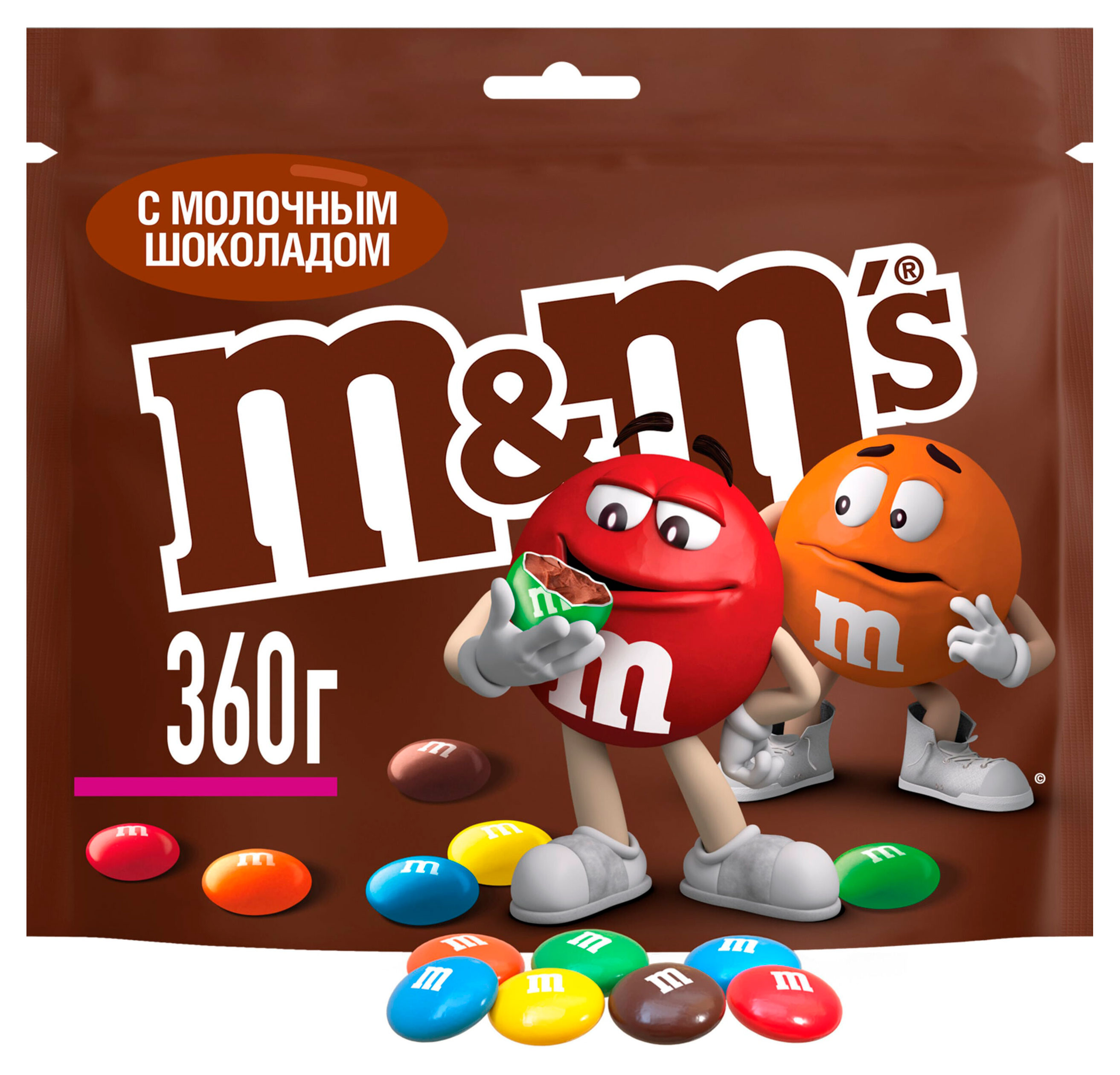 Конфеты M&M's Драже c молочным шоколадом для компании, 360 г