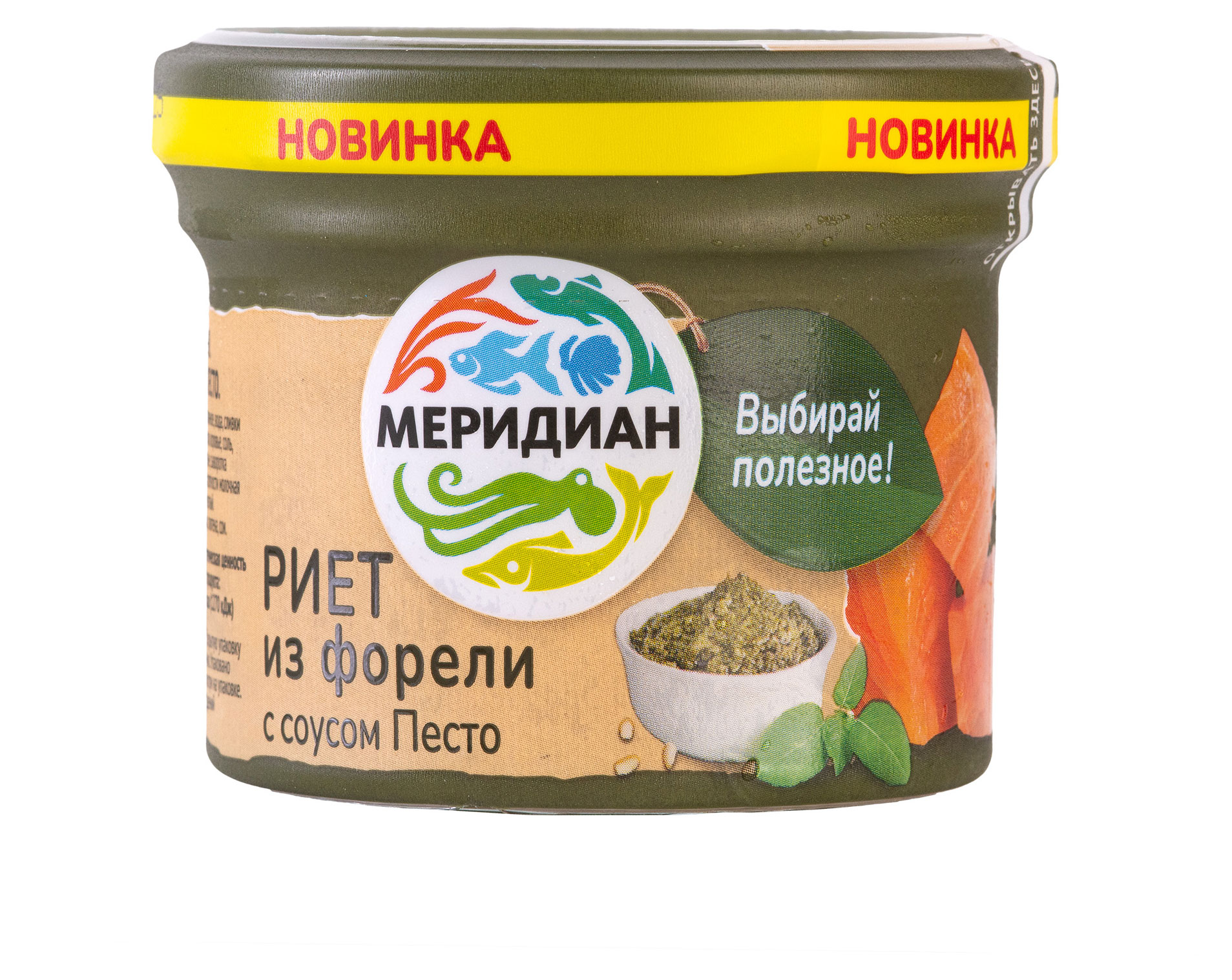 Риет из форели «Меридиан» с соусом Песто, 100 г