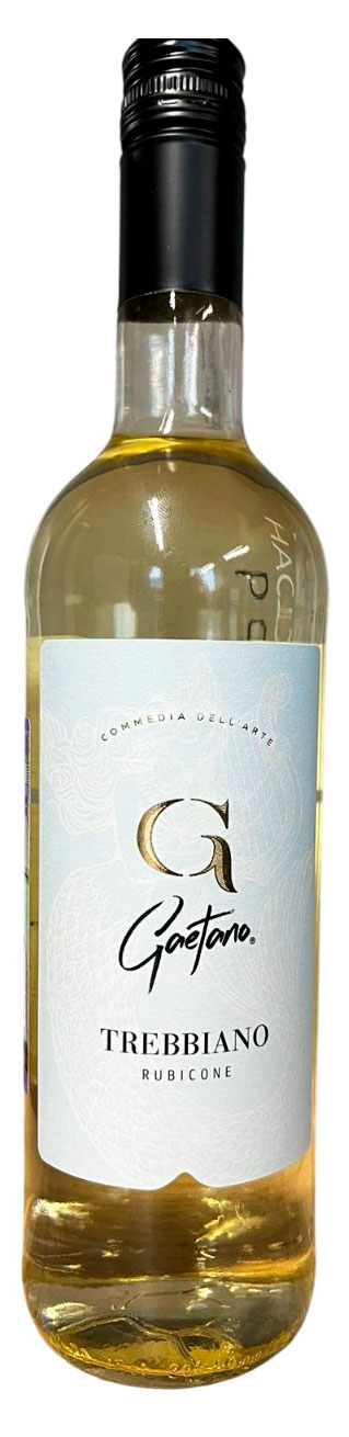 Вино Gaetano Trebbiano Rubicone белое полусухое Беларусь, 0,75 л