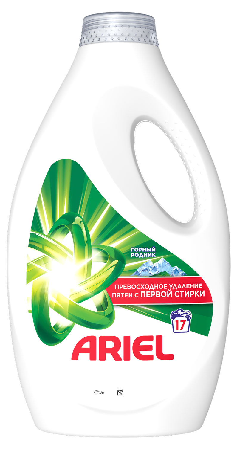 Гель для стирки Ariel Горный родник, 1,105 л
