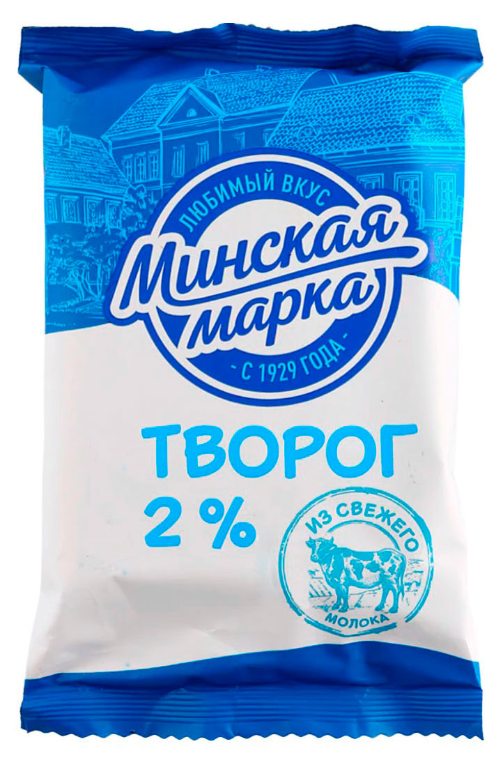 Творог «Минская марка» 2% БЗМЖ, 180 г