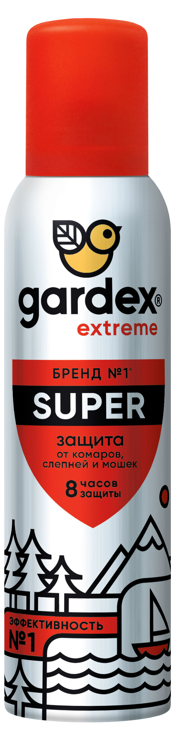 Спрей от комаров Gardex  Extreme Super, 150 мл