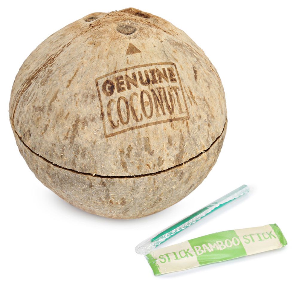 Кокос  с трубочкой (~0,5-0,9 кг) Таиланд, 1 шт