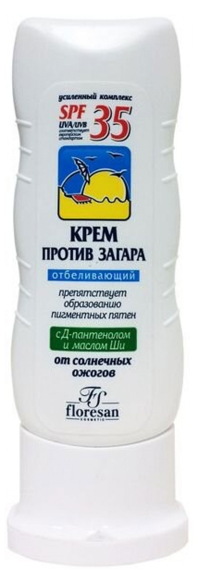 Крем против загара Floresan Отбеливающий SPF 35, 60 мл