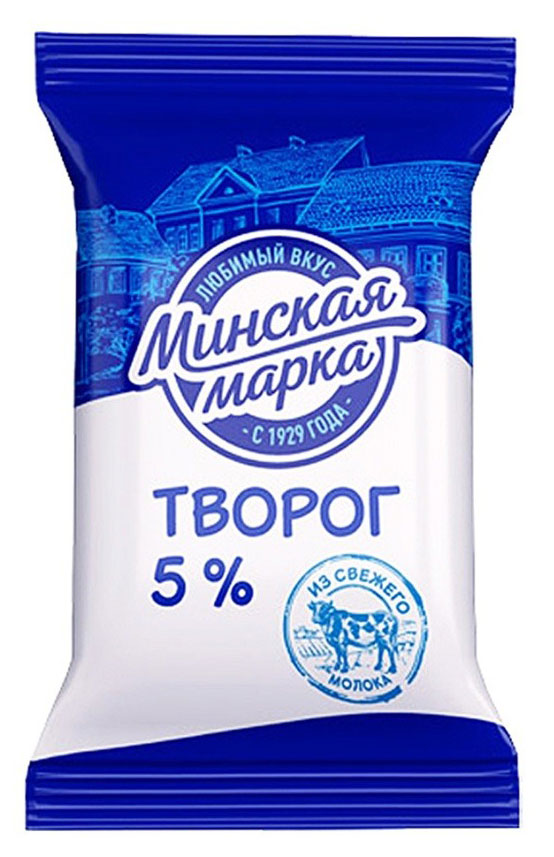 Творог «Минская марка» 5% БЗМЖ, 180 г