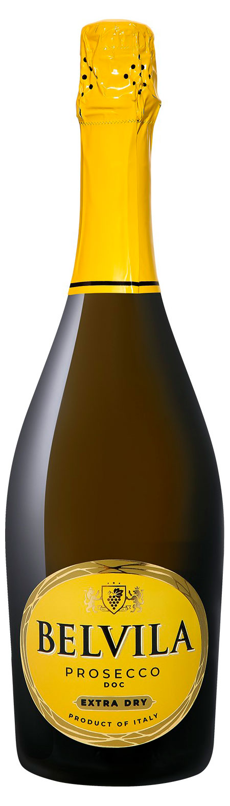 Игристое вино Villa degli Olmi Belvila Prosecco DOC Spumante Extra Dry белое сухое Италия, 0,75 л