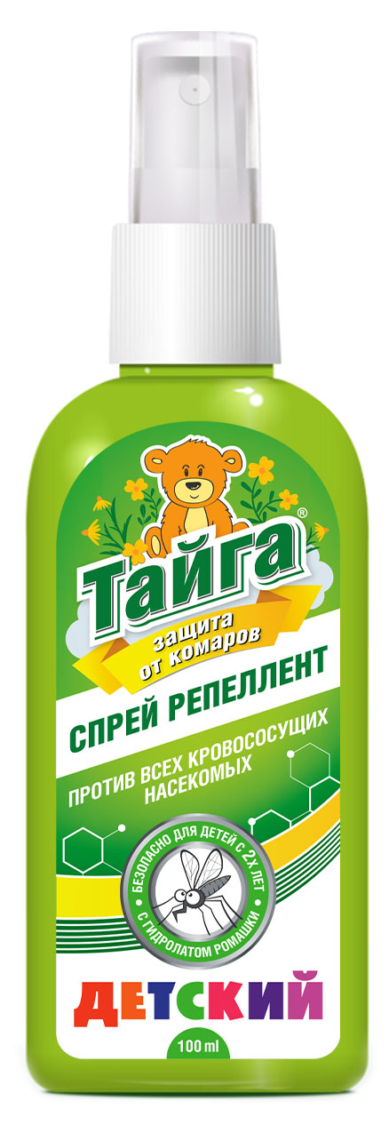 Спрей репеллентный от комаров «Тайга» детский, 100 мл
