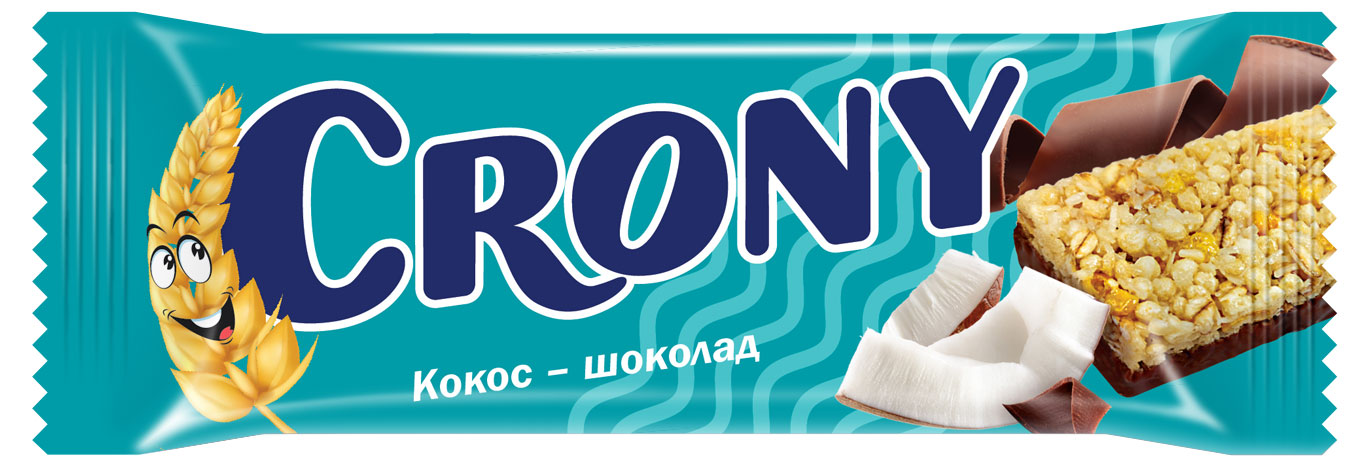 Батончик-мюсли «Леовит» Crony Кокос-шоколад, 50 г