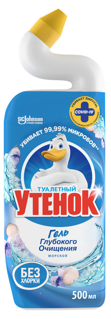 Средство для очистки унитаза «Туалетный Утенок» Морской, 500 мл