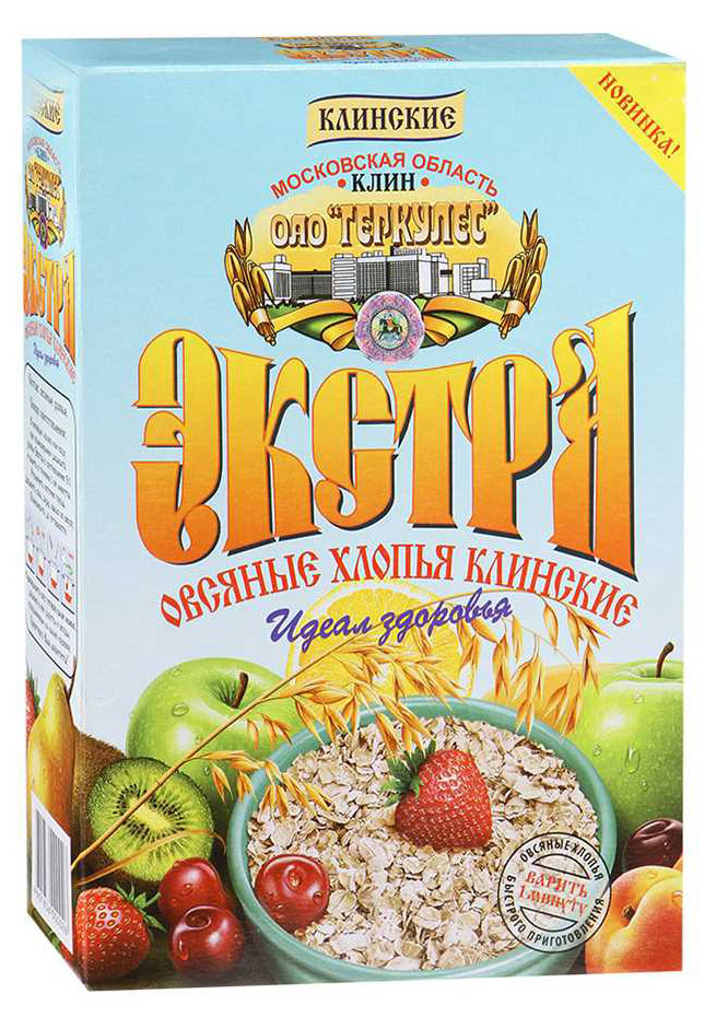 Хлопья овсяные «Клинские» Экстра №3, 400 г