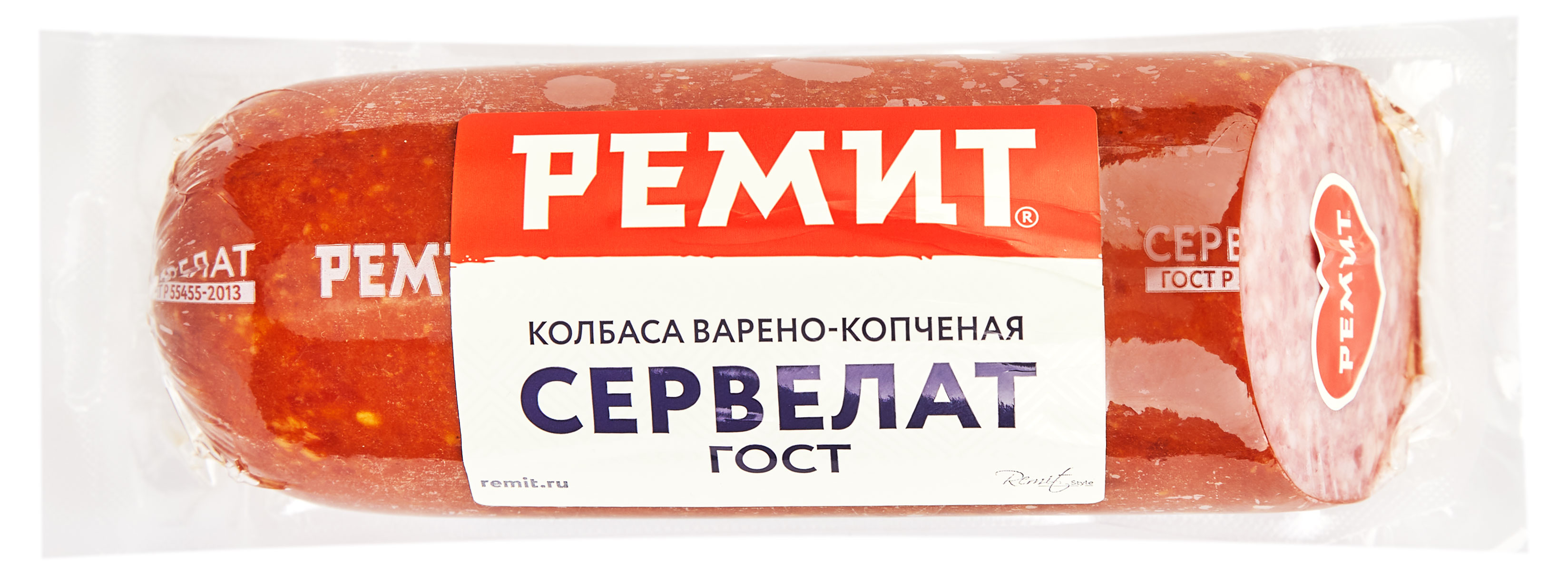 Колбаса варено-копченная «Ремит» Сервелат, 400 г