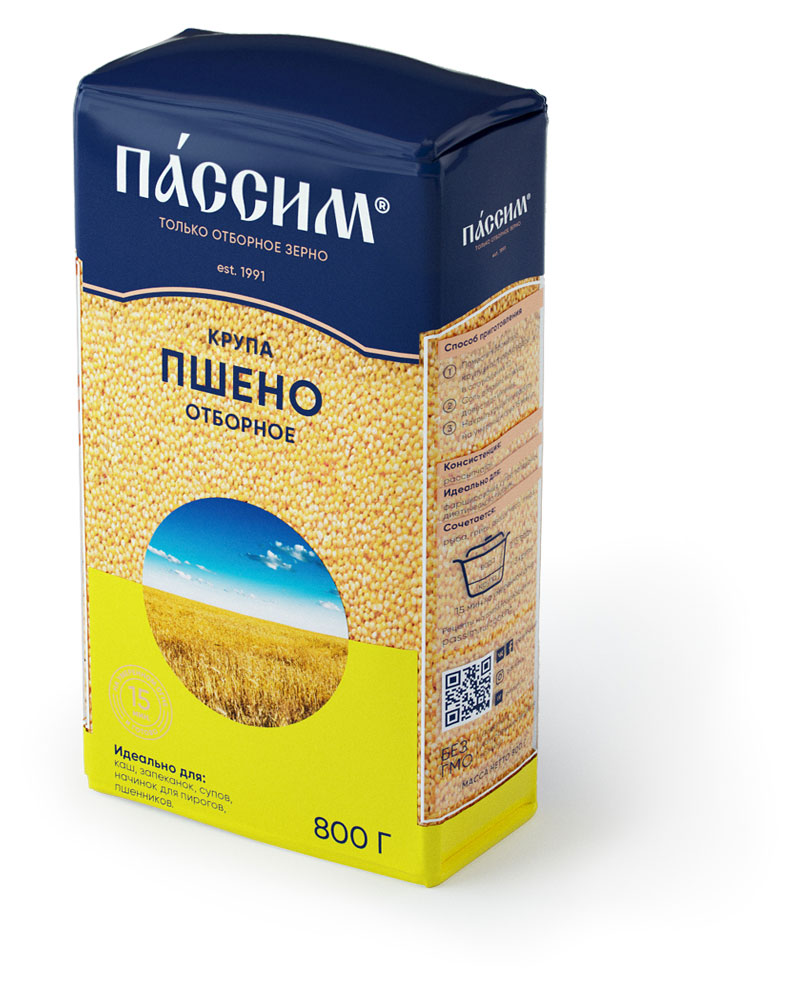 Пшено «ПАССИМ» Отборное, 800 г