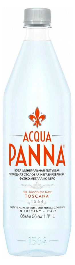 Вода минеральная Acqua Panna негазированная Италия, 1 л