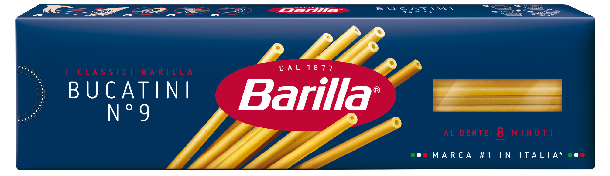 Макаронные изделия Barilla Bucatini №9 спагетти, 400 г