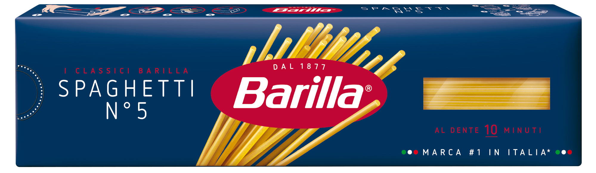 Макаронные изделия Barilla Spaghetti №5 Спагетти, 450 г