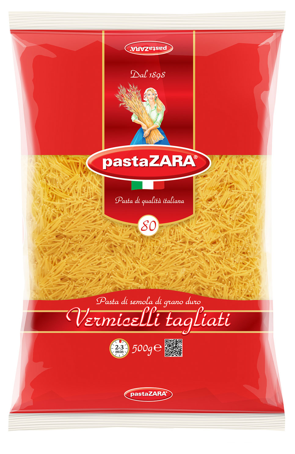 Макаронные изделия Pasta Zara Vermicelli tagliati вермишель, 500 г