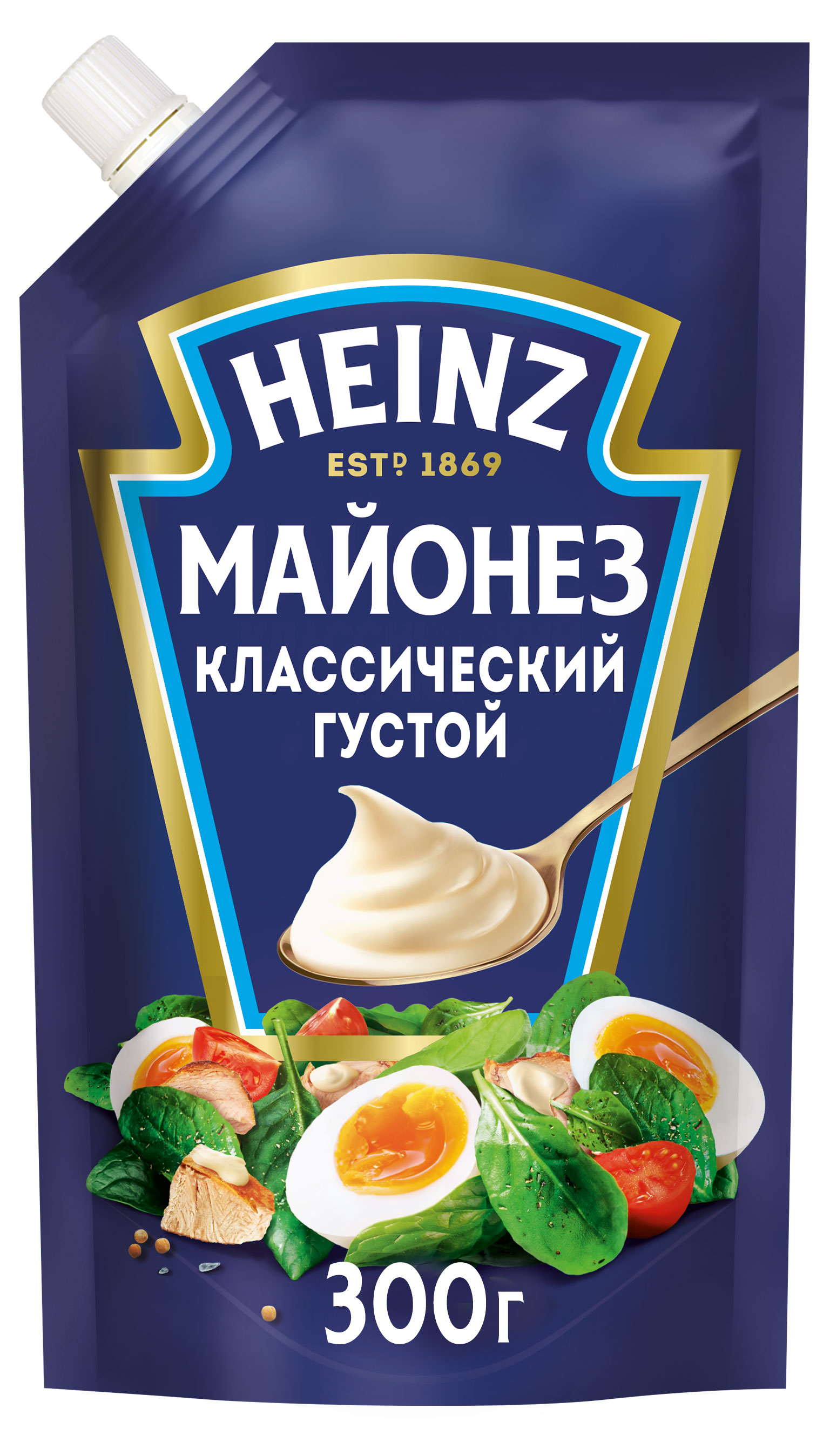 Майонез классический Heinz густой охлажденный 67% БЗМЖ, 300 г