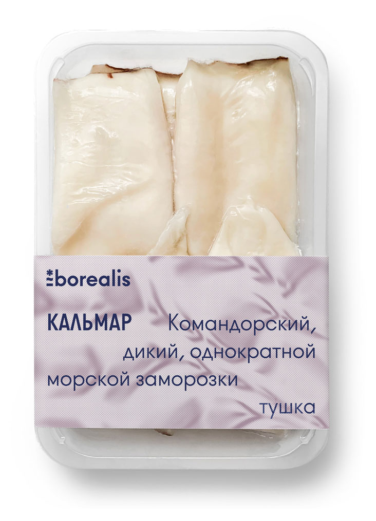 Кальмар Командорский Borealis филе, 500 г