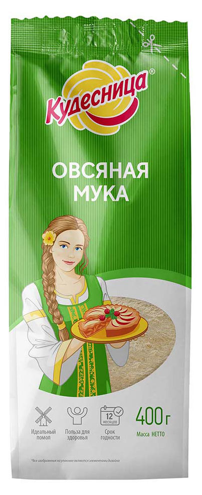 Мука овсяная «Кудесница», 400 г