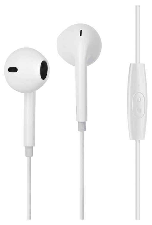 Наушники проводные Qilive 1590 с микрофоном белые