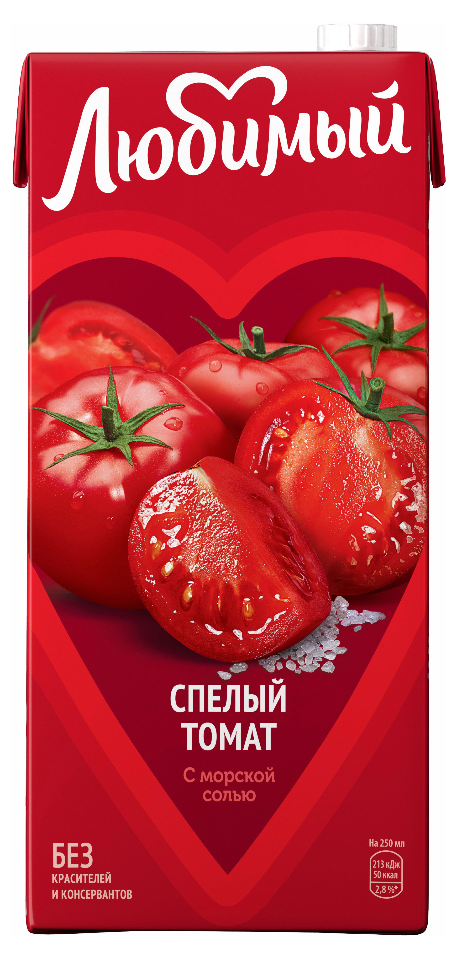 Напиток сокосодержащий «Любимый» Спелый томат, 1,93 л