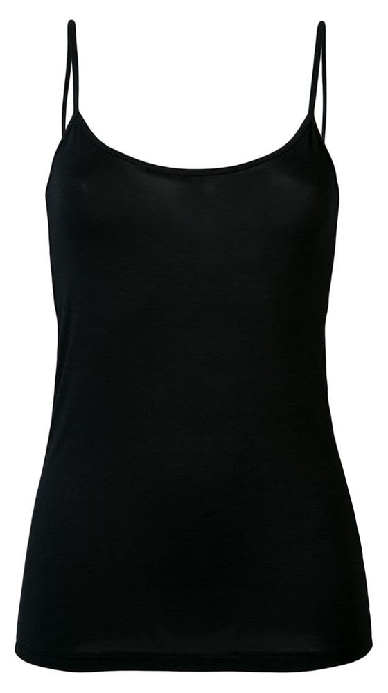 Майка женская «Каждый день» на бретелях черная, р.50