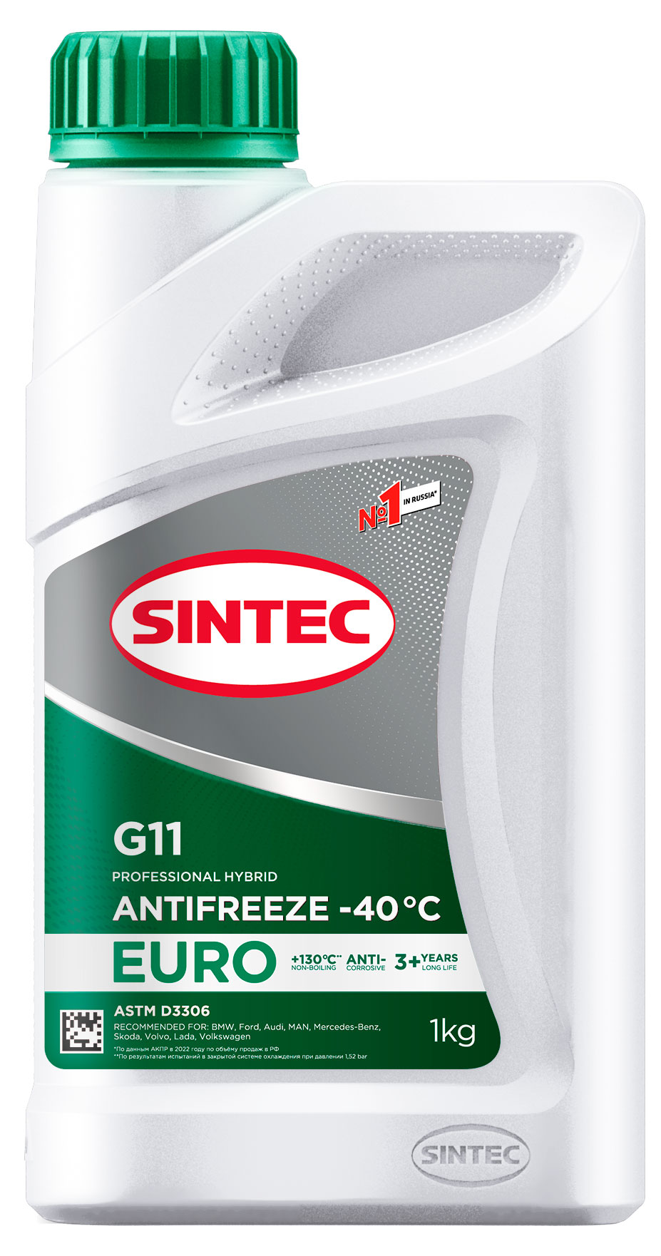 Антифриз Sintec Euro -40 С°, 1 л