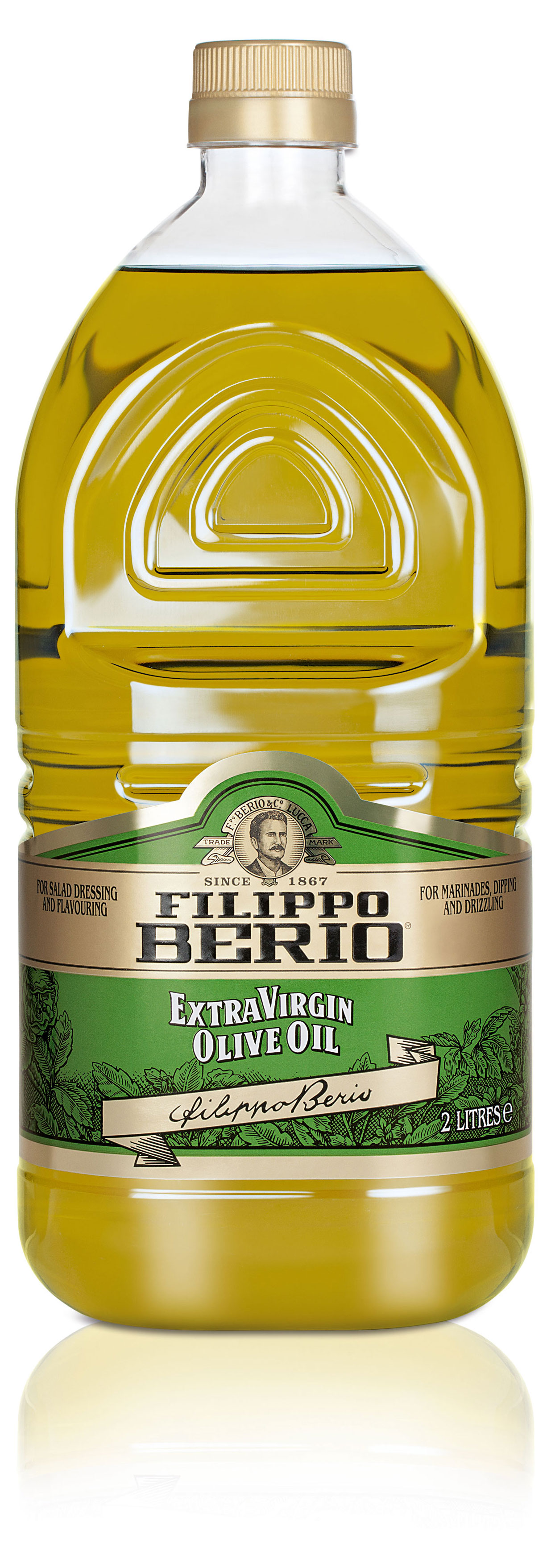 Масло оливковое Filippo Berio Extra Virgin нерафинированное Италия, 2 л