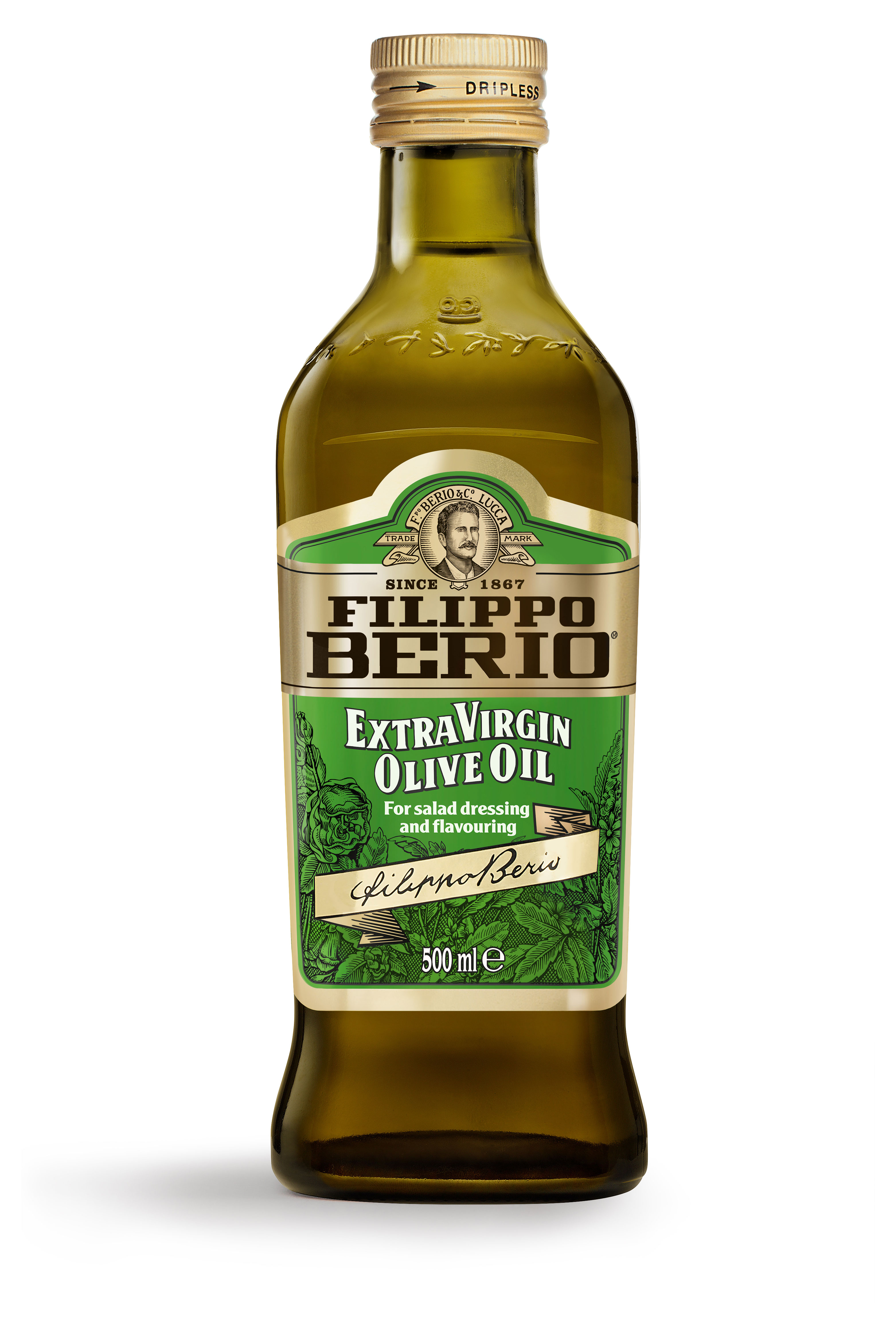 Масло оливковое Filippo Berio Extra Virgin нерафинированное Италия, 500 мл