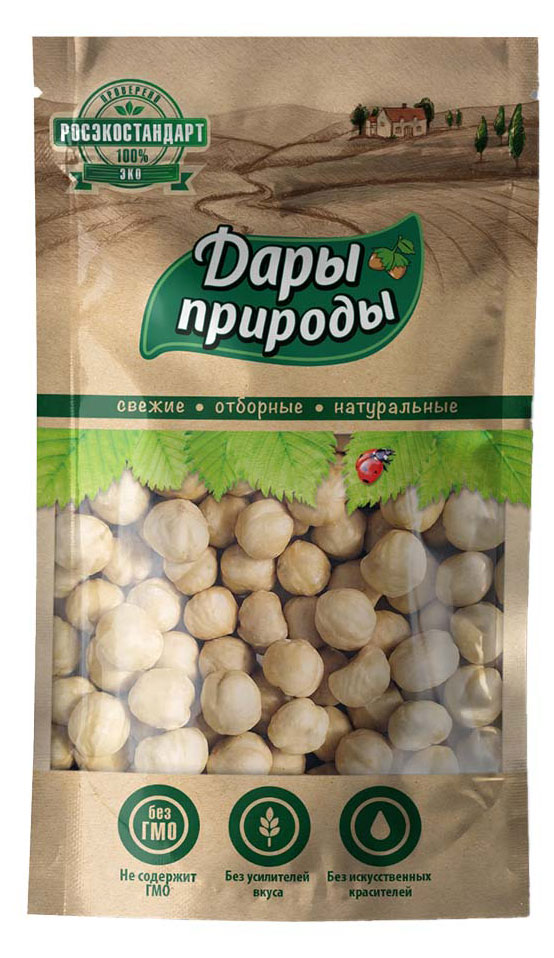 Фундук жареный «Дары Природы» ядро, 70 г