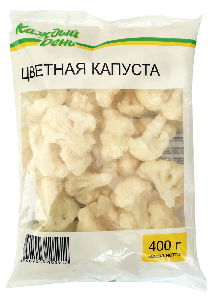 Овощная смесь Капуста цветная «Каждый день» замороженная, 400 г