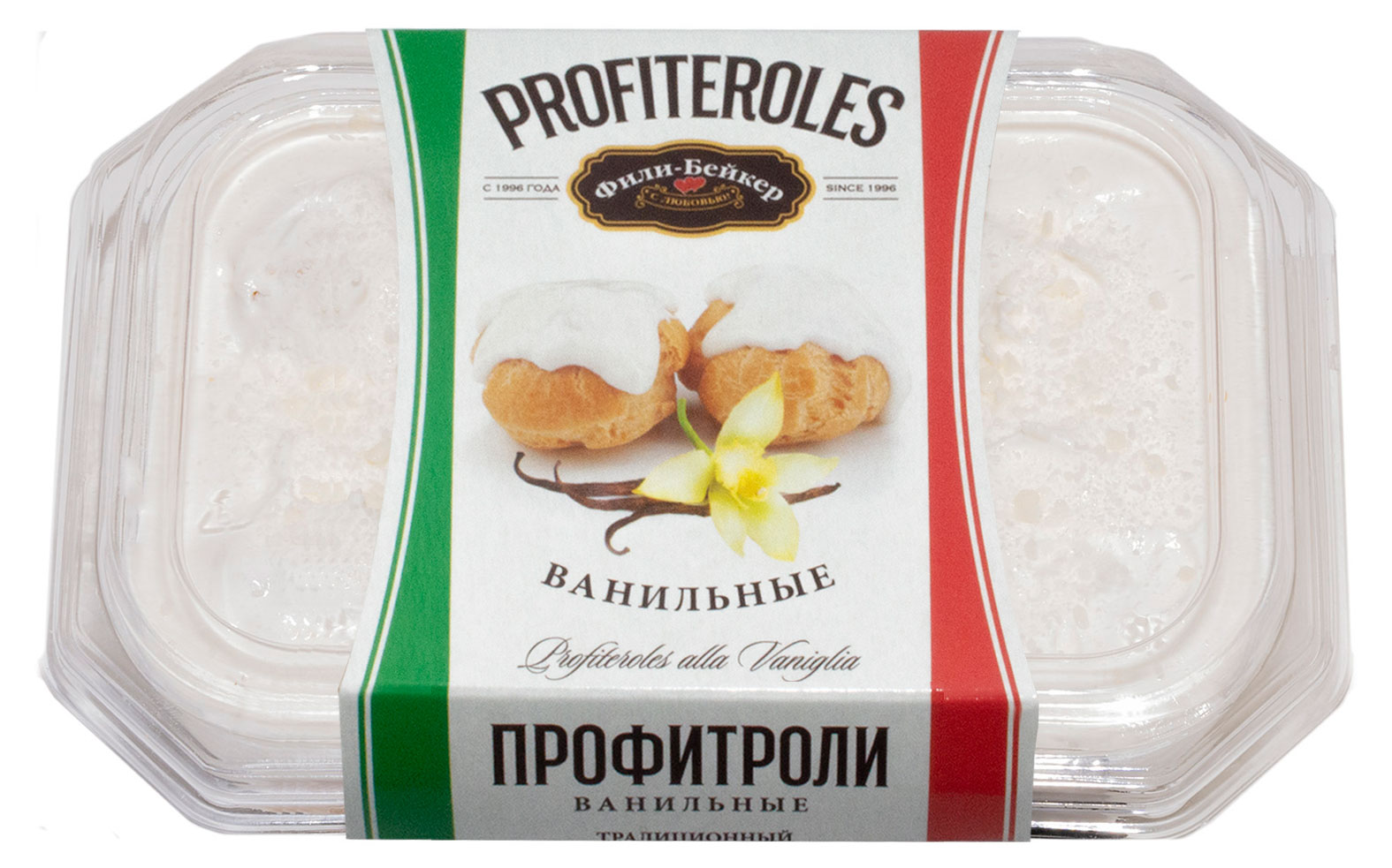 Пирожные заварные «Фили-Бейкер» Профитроли ванильные охлажденные, 150 г