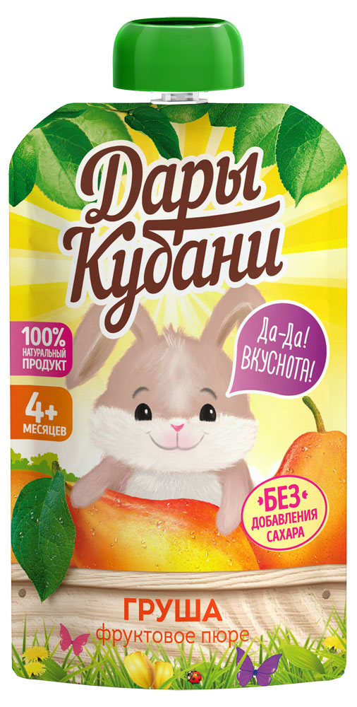 Пюре фруктовое «Дары Кубани» груша с 4 мес., 90 г