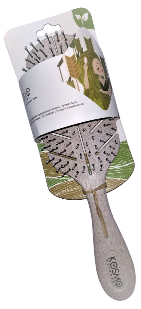 Расческа для волос Kosmoshtuchki биоразлагаемая лепестковая в ассортименте, 1 шт