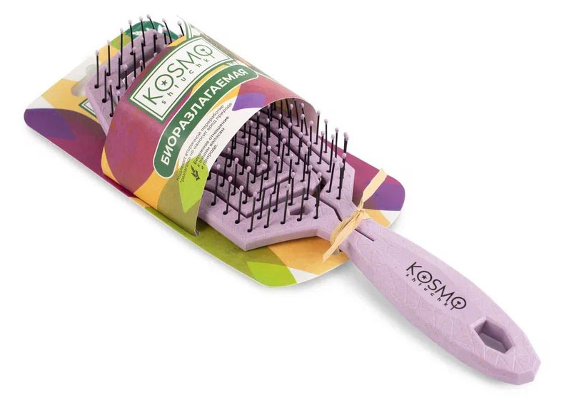 Расческа для волос Kosmoshtuchki Био геометрия, 1 шт в ассортименте