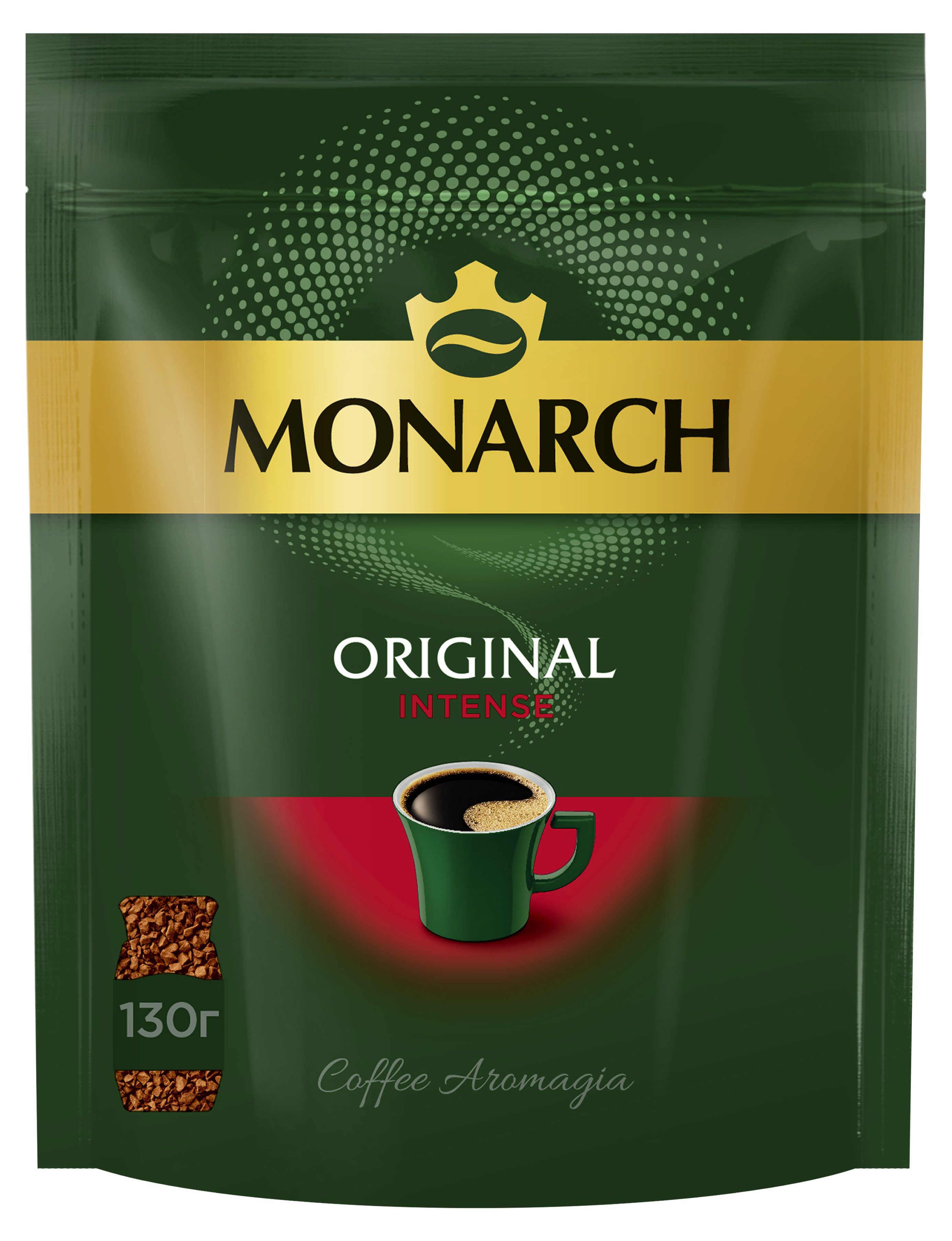 Кофе растворимый MONARCH Original Intense сублимированный, 130 г