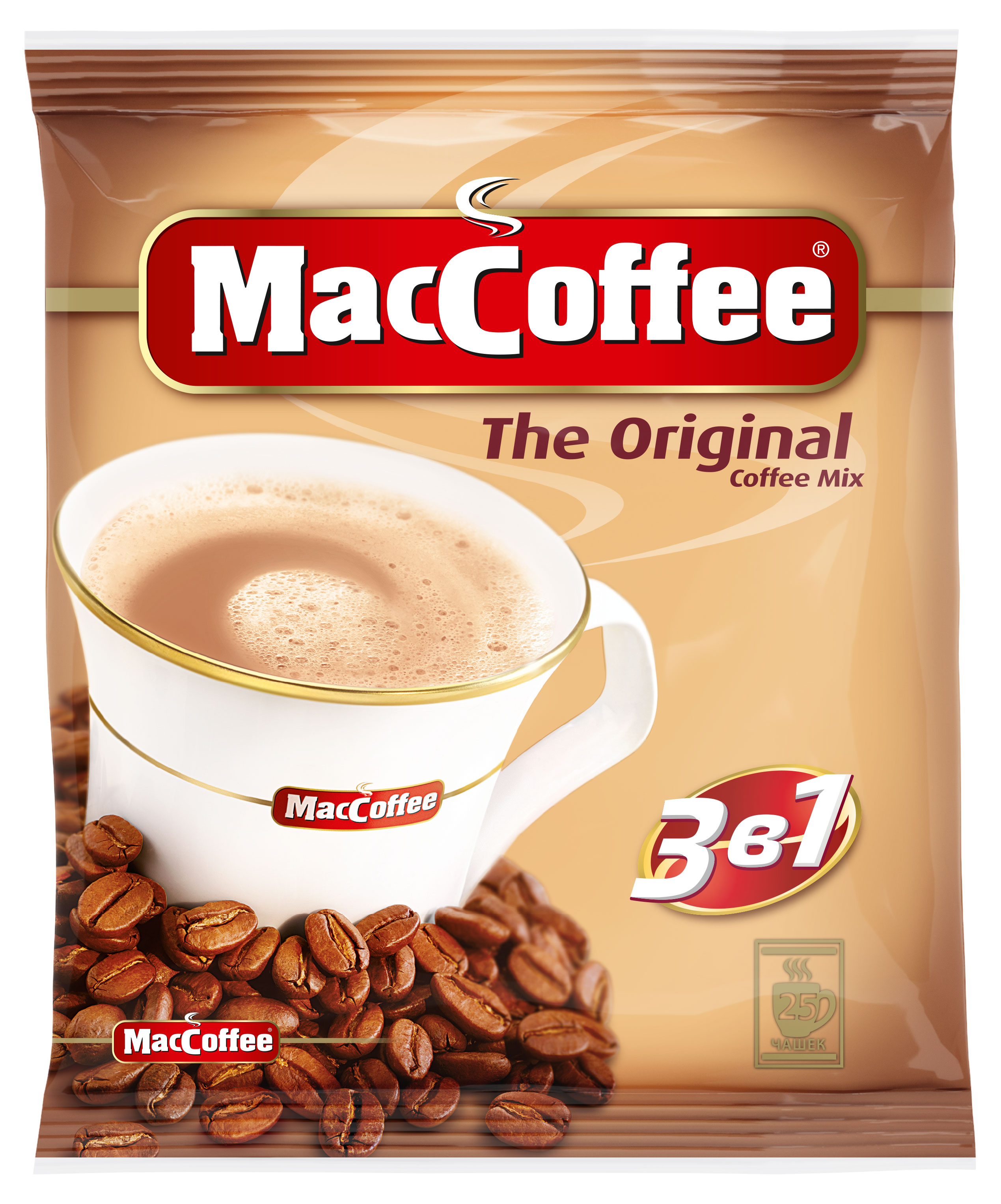Кофейный напиток MacCoffee Original 3в1 растворимый, 25 шт х 20 г
