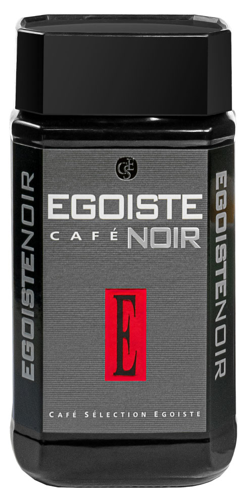 Кофе растворимый Egoiste Cafe Noir Кенийская Арабика сублимированный, 100 г